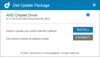 AMD Chipset Software version 5.11.20.2134 WHQL