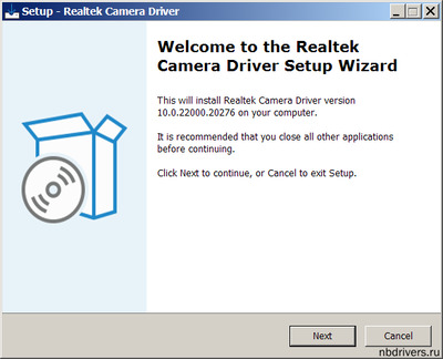 Realtek Camera drivers for Notebooks 10.0.22000.20276 WHQL