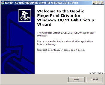 Goodix / Lenovo Fingerprint Driver