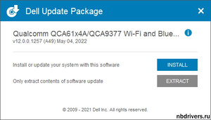 Qualcomm QCA61x4A / QCA9377 Wi-Fi and Bluetooth Driver