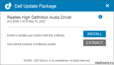 Realtek High Definition Audio drivers 6.0.9509.1 WHQL