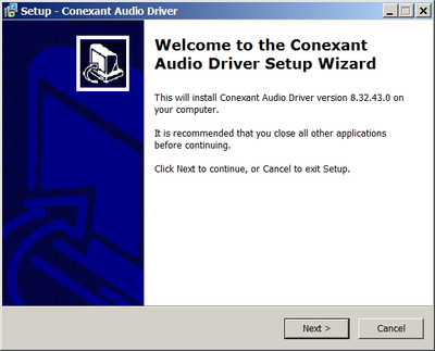 Conexant SmartAudio HD drivers 8.32.43.0