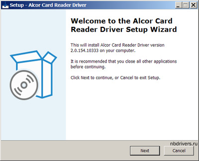 Alcor Micro / Alcorlink USB Card Reader drivers 2.0.154.10333