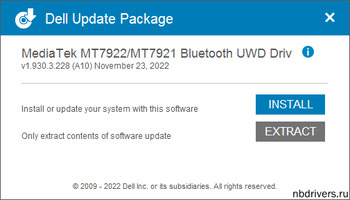 MediaTek MT7922 Bluetooth Adapter Driver