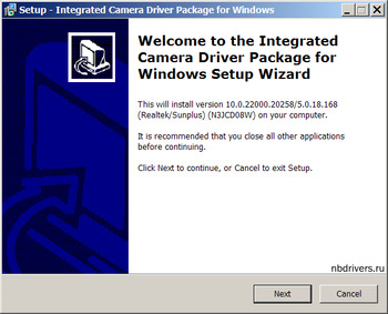 Realtek Camera Driver for Windpws 10