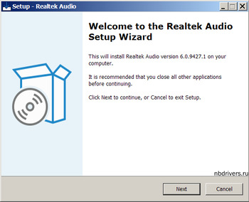 Realtek High Definition Audio driver for Windows 10