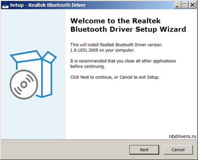 Realtek RTL8852BE Bluetooth Adapter drivers 1.9.1051.3009