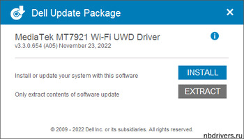 MediaTek MT7921 Wi-Fi 6 802.11ax PCIe Adapter driver