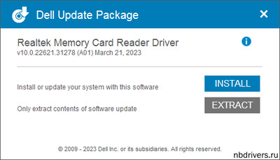 Realtek RTS5144 USB 3.0 Card Reader drivers 10.0.22621.31278