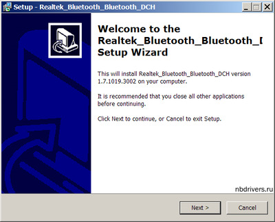Realtek RTL8723BE Bluetooth Adapter drivers version 1.7.1019.3002