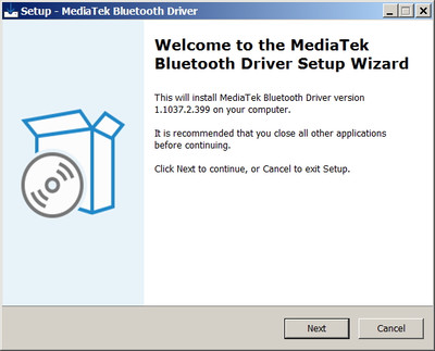 MediaTek MT7922 Bluetooth Adapter drivers 1.1037.2.399