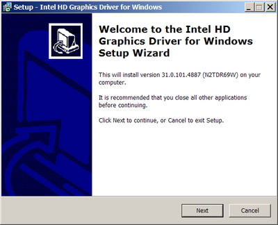 Intel UHD / Iris Xe Graphics drivers version 31.0.101.4887
