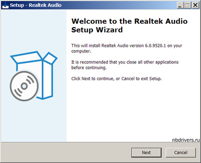 Realtek High Definition Audio drivers 6.0.9520.1 WHQL