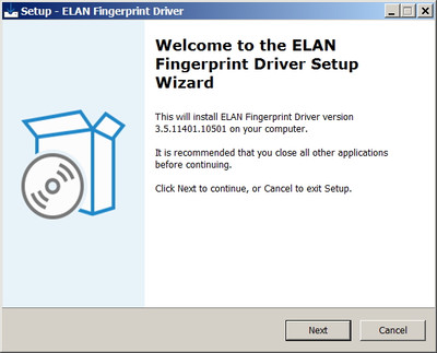 ELAN / Asus Fingerprint Reader Drivers 3.5.11401.10501