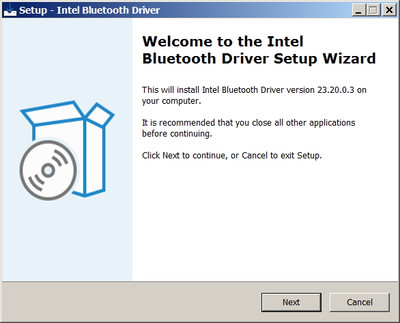Intel Bluetooth Network Adapter drivers 23.0.0.10