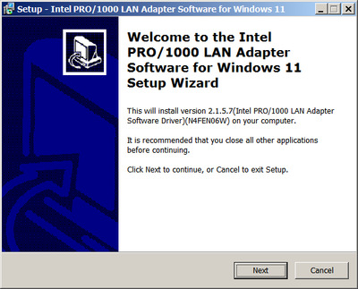 Intel Ethernet Controller I226-V drivers 2.1.5.7