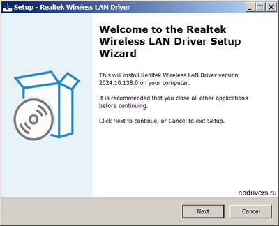 Realtek RTL8822BE Wireless Lan Adapter drivers 2024.10.138.0