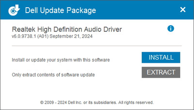 Realtek High Definition Audio drivers 6.0.9738.1 WHQL