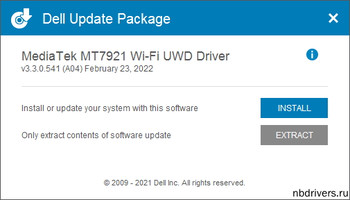 MediaTek MT7921 Wi-Fi UWD Driver