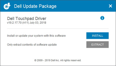 Synaptics / Dell TouchPad Drivers v.19.2.17.70