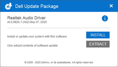 Realtek High Definition Audio drivers 6.0.9826.1 WHQL
