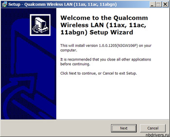 Qualcomm NFA725 Wireless LAN Driver