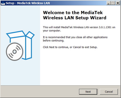 MediaTek MT7921 Wi-Fi 6 802.11ax PCIe Adapter drivers 3.0.1.1301