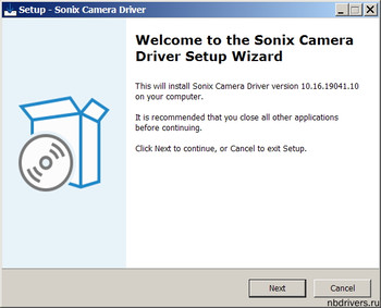 Sonix Integrated Camera Driver