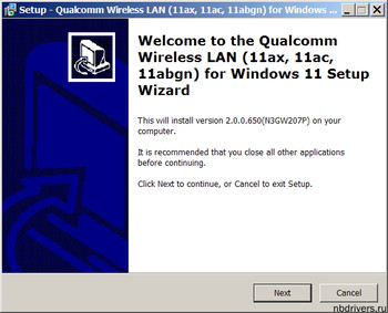 Qualcomm NFA725 Wireless LAN Driver
