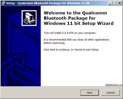 Qualcomm NFA765 WLAN / Bluetooth drivers 2.0.0.970